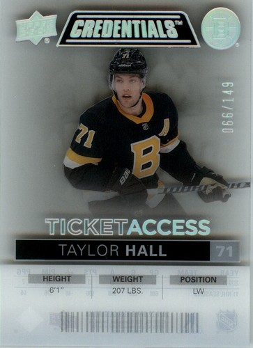 2021 upper deck - upper, credentials