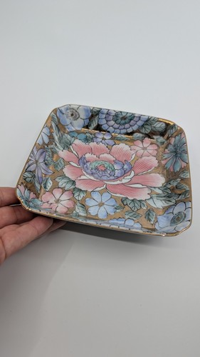 Vtg toyo ceramic hand painted - vtg,