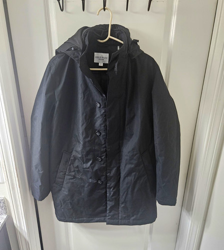 Cole haan men black hooded - men's,