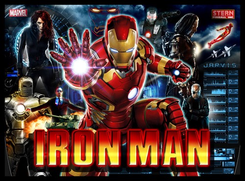 Iron man pinball machine - iron,