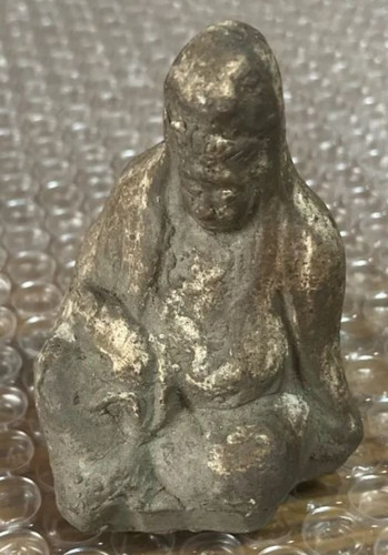 Vintage japanese clay doll - japanese,