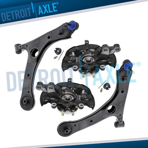 Front steering knuckles wheel - front,