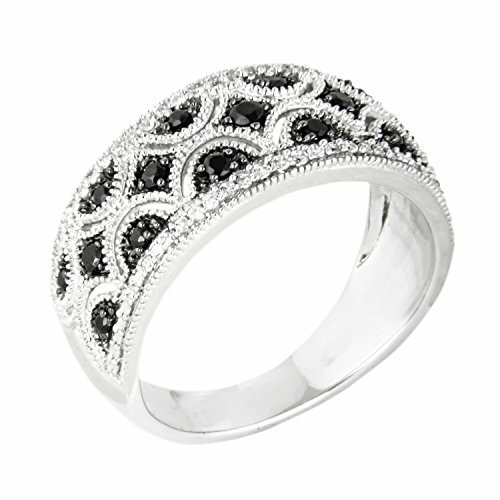 Estate 33ct round black - 0.33ct,