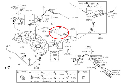 Genuine new tube assy - new, hyundai