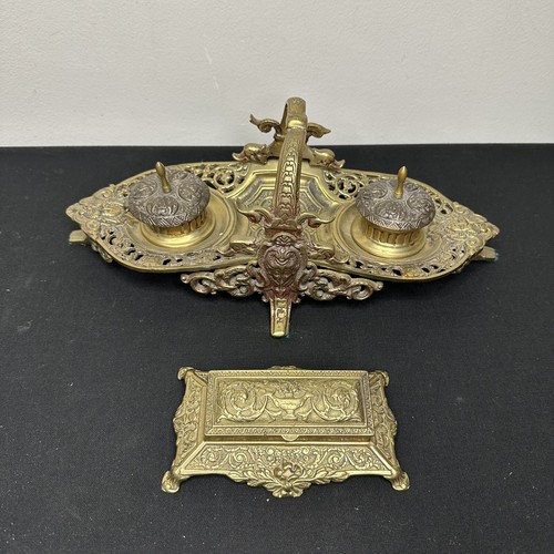 Vintage bronze gothic desktop - bronze,