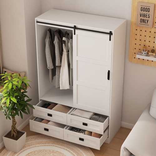 Wooden drawers wardrobe - drawers,