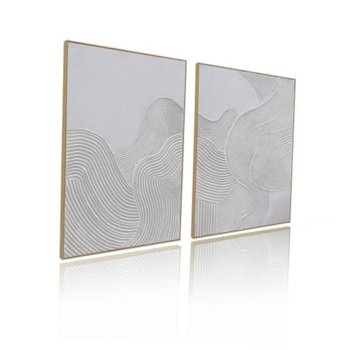 Framed neutral abstract - framed,