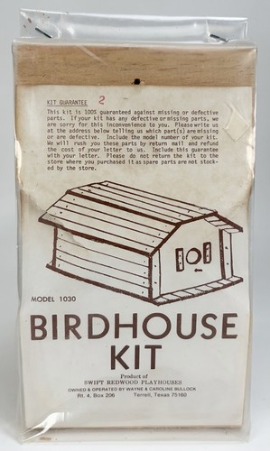 Vintage birdhouse kit swift - birdhouse, by