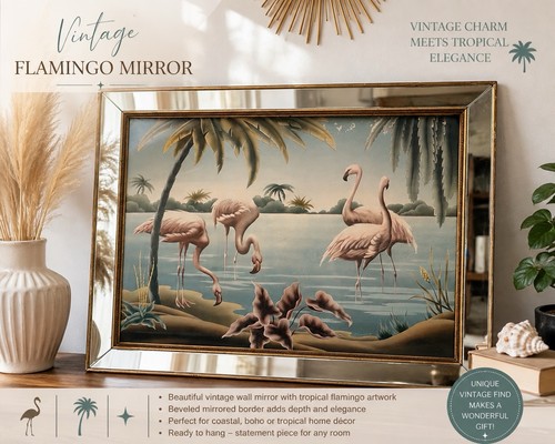 Pink flamingo turner - flamingo, print
