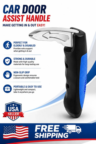 Car door handle assist - door, for