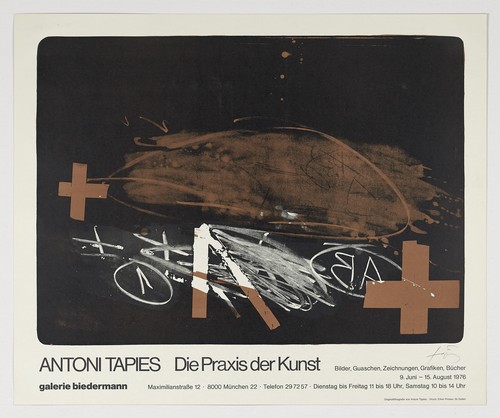Antoni tapies original - original, 1976