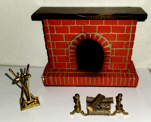 Vintage dollhouse brick - vintage,