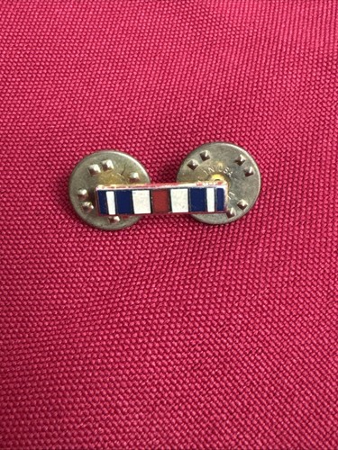 Lapel pin ribbon silver star - lapel,