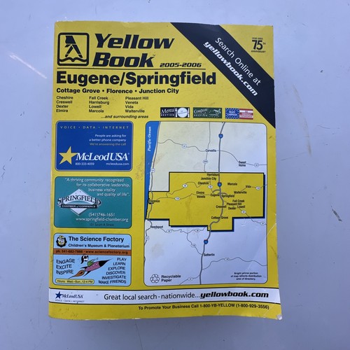 Vintage yellow pages book - yellow,