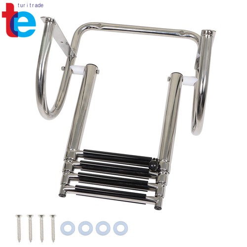 Steps pontoon boat ladder - 4,
