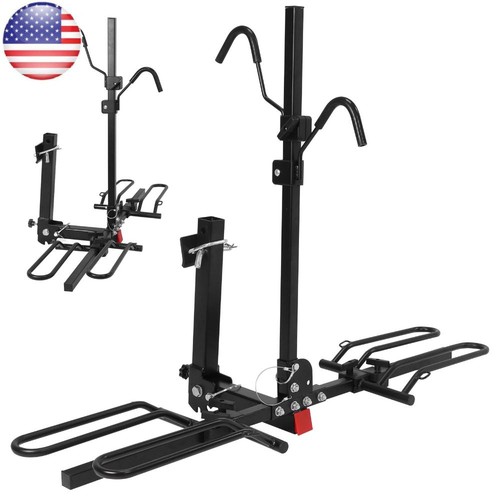 Trailer hitch bike rack for - trailer,