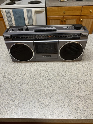 Hitachi boombx radio stereo - hitachi,
