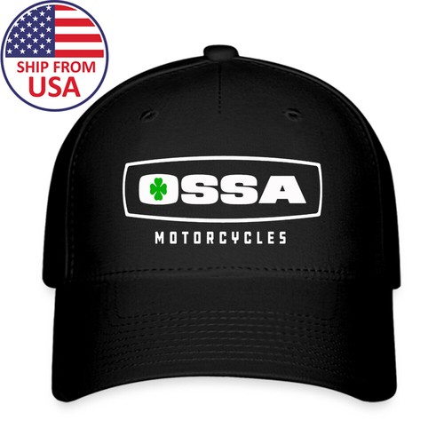 Ossa motorcycle black hat - motorcycle,