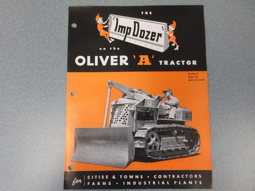 Oliver crawler imp dozer - crawler,
