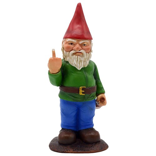 Naughty garden gnome for - gnome,