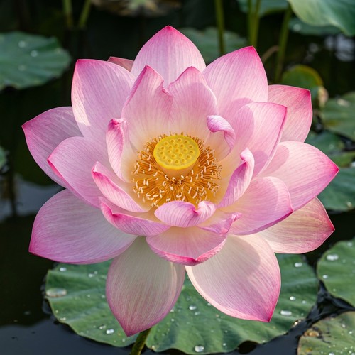 Sacred water lotus - water,
