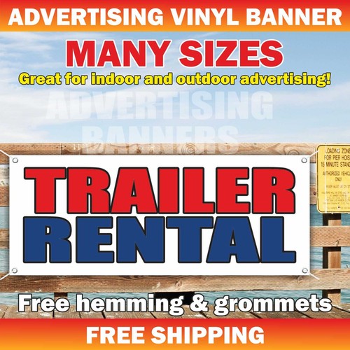 Trailer rental advertising - trailer,