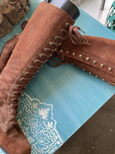 Brown leather upper lace - leather,