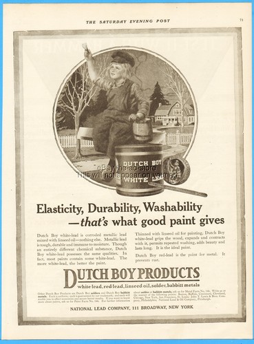1917 dutch boy paint - dutch, national