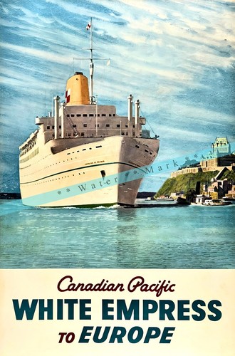Canadian pacific ship 1950 - canadian,