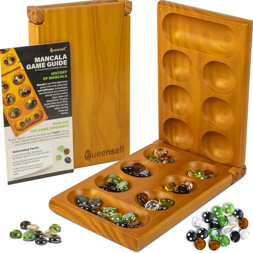 Mancala board game wooden - mancala,