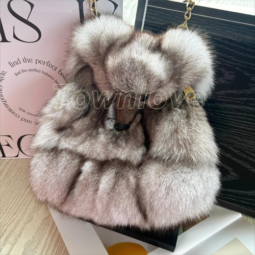 Real fox fur bag women - real,