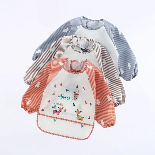 Baby bib long sleeve - baby,