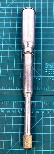 Vintage merit push drill brass - push,