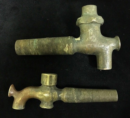 Antique brass spigots wine - spigots,