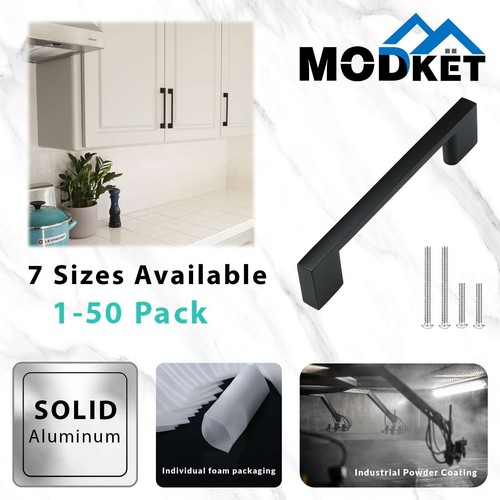 Black modern cabinet - modern, handles