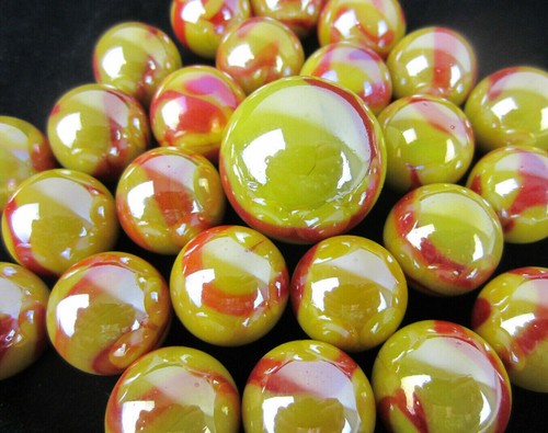 Glass marbles sun - 25, fire