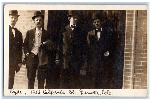 1907 men cigars bowler hat - 1907,