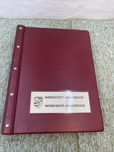 Porsche workshop handbook - porsche, work