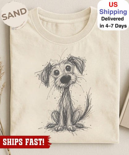 Puppy doodle graphic - puppy,