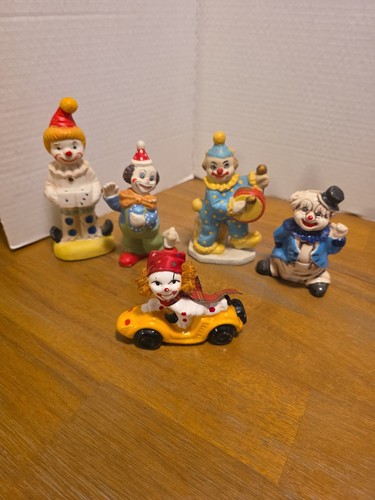 Lot small vintage - of, clowns