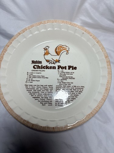 Vintage watkins chicken pot - watkins,