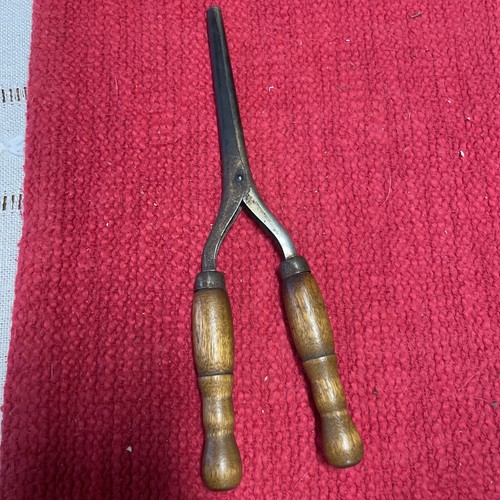 Antique wood and - wood, curling