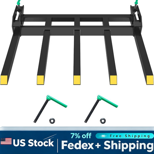 Clamp debris forks - 48", clamp-on
