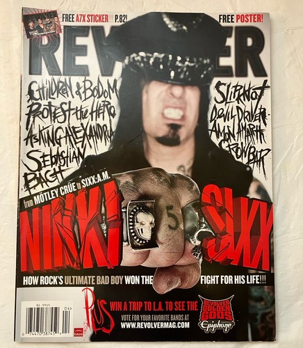 Revolver magazine nikki sixx - magazine,