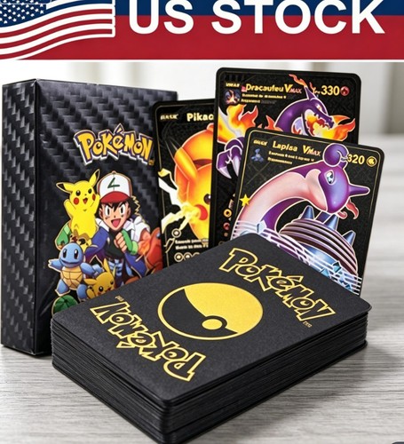 55pcs pokemon black foil - pokemon,