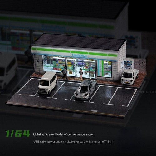 Scale diorama led garage - diorama,