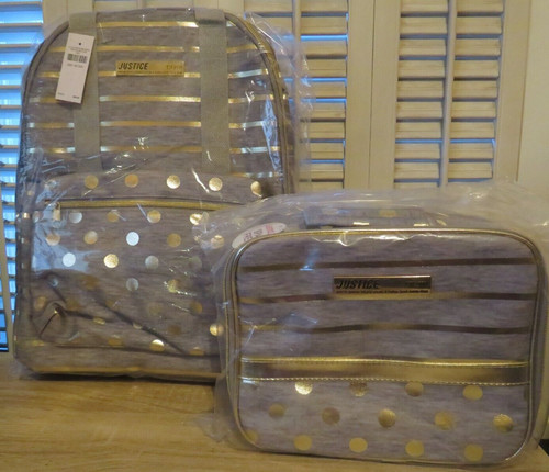 New justice girls gray gold - gray, &