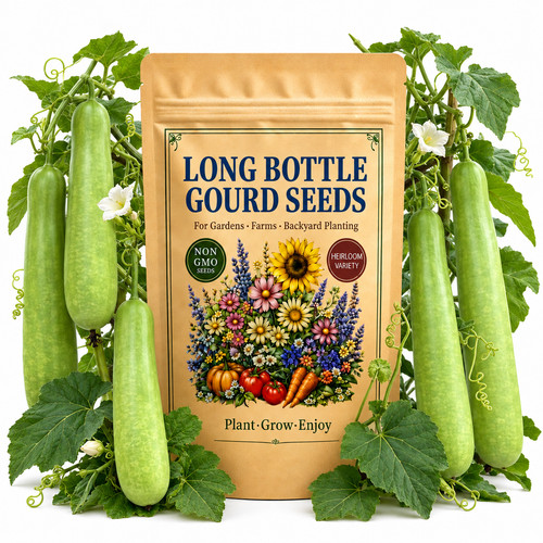 Long bottle gourd seeds - gourd,