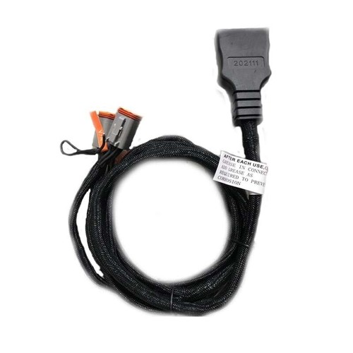 Snow plow headlight - plow, harness