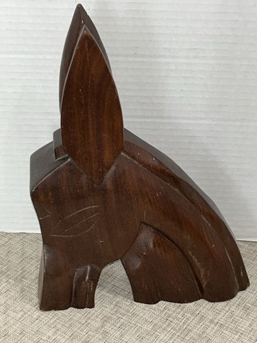 Hand carved solid wood horse - carved,